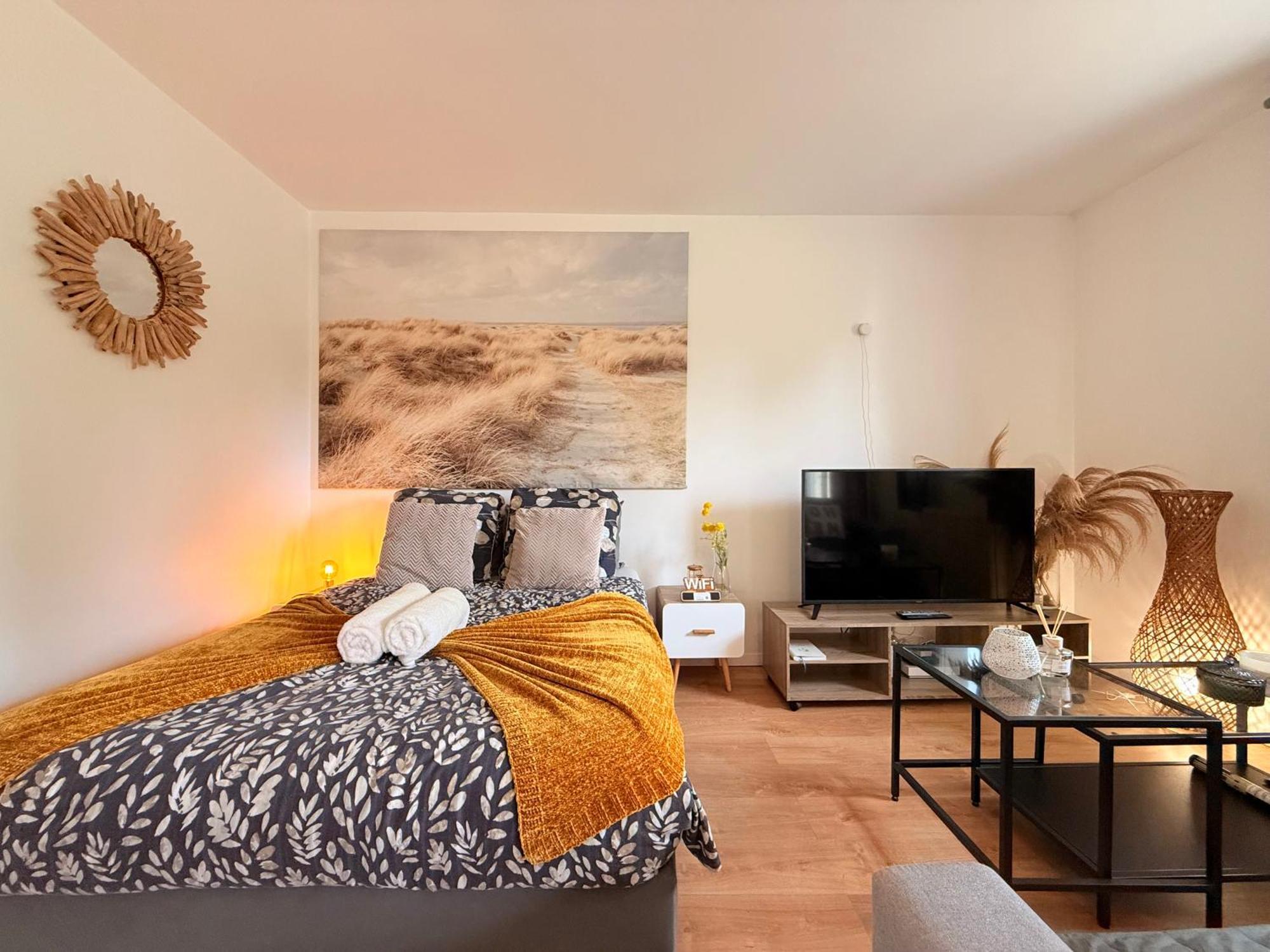 Les Dunes Studio Ideal Couple,Solo,Famille&Pro วิทรี-ซูร์-แซน ภายนอก รูปภาพ